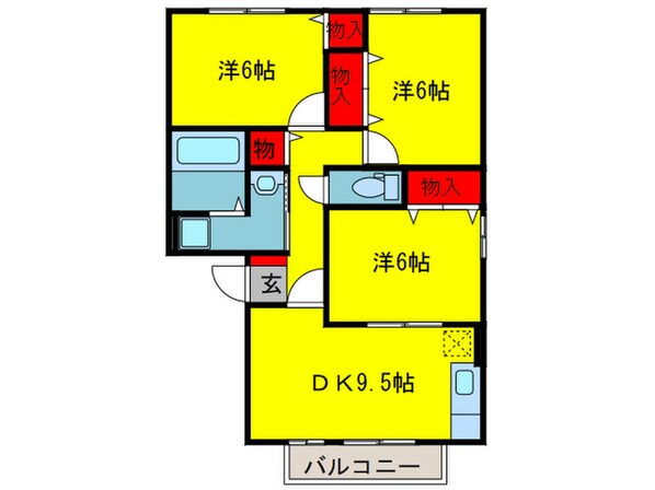 コートダジュールの物件間取画像